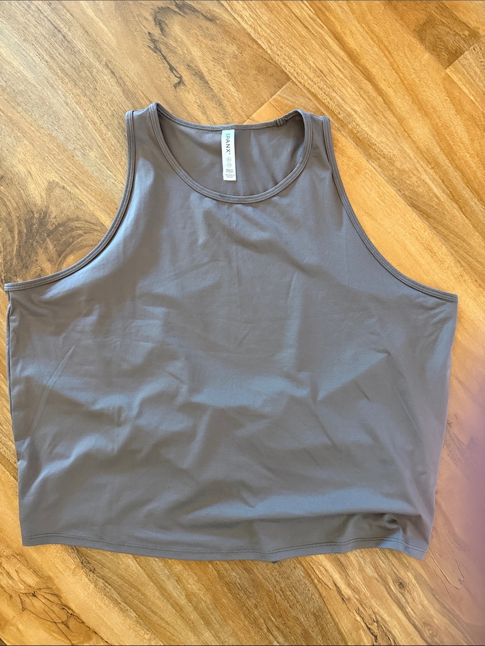 SPANX Light brown Keyhole Athletic Tank - Size XL